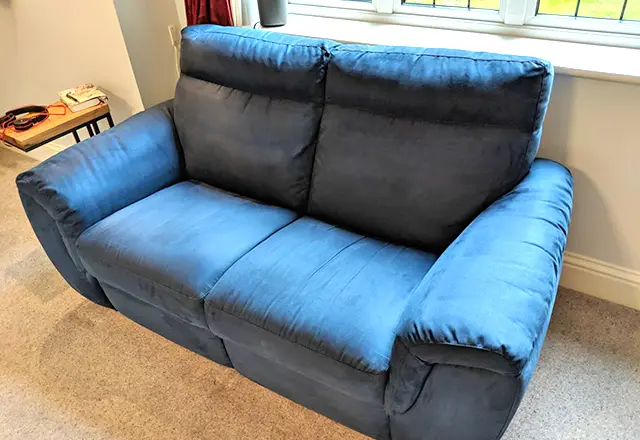upholstery cleaning services in Leatherhead - After cleaning 0